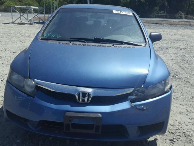 19XFA1F37AE041264 - 2010 HONDA CIVIC VP BLUE photo 9