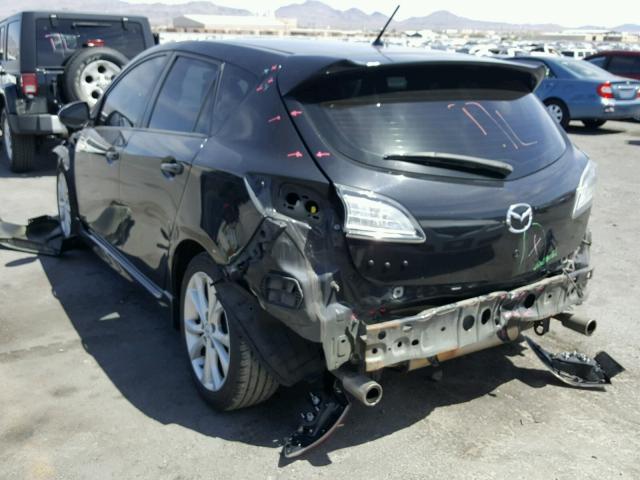 JM1BL1K67B1359589 - 2011 MAZDA 3 S BLACK photo 3