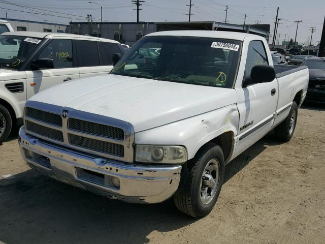 1B7HC16Z7WS610982 - 1998 DODGE RAM 1500 WHITE photo 2