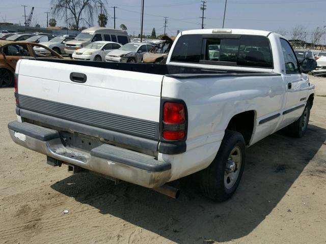 1B7HC16Z7WS610982 - 1998 DODGE RAM 1500 WHITE photo 4