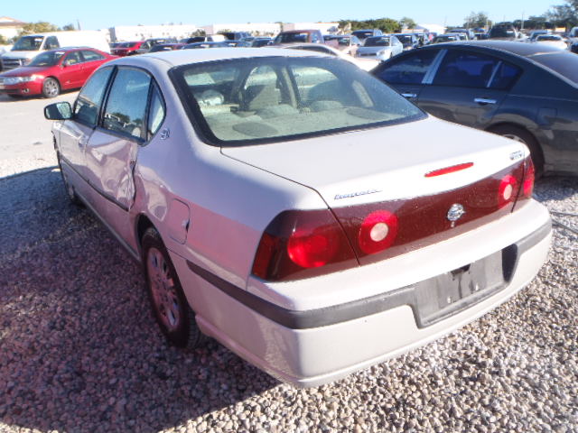 2G1WF52E739157462 - 2003 CHEVROLET IMPALA BEIGE photo 3