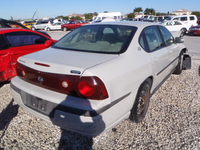 2G1WF52E739157462 - 2003 CHEVROLET IMPALA BEIGE photo 4