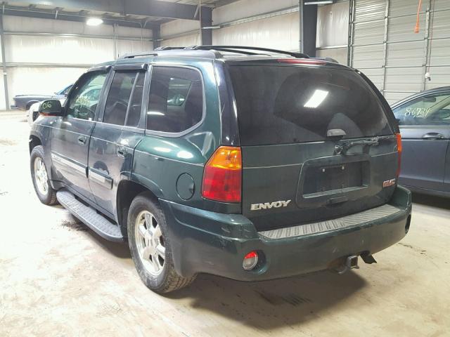 1GKDT13S142241530 - 2004 GMC ENVOY GREEN photo 3