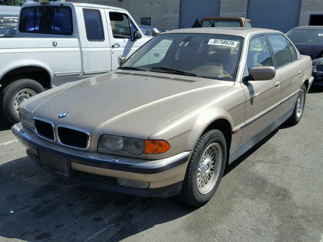 WBAGH8344YDP08869 - 2000 BMW 740 IL GOLD photo 2