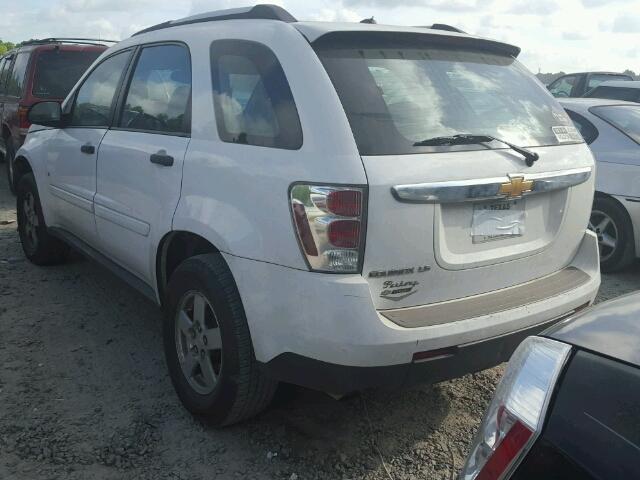 2CNDL13FX86339779 - 2008 CHEVROLET EQUINOX LS WHITE photo 3