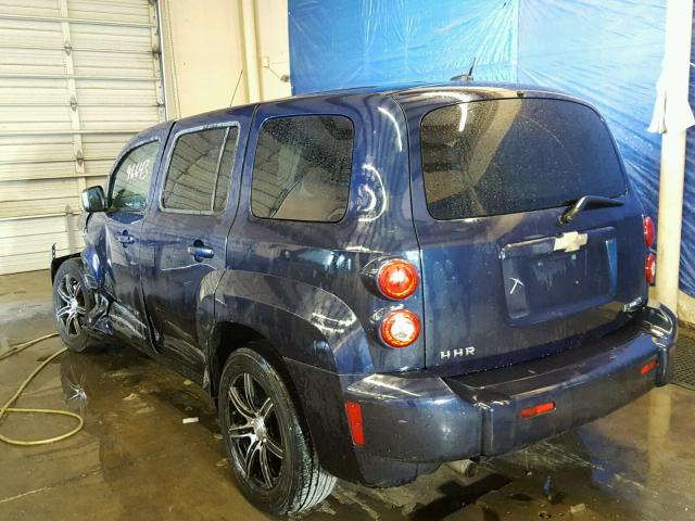 3GNCA13B09S580201 - 2009 CHEVROLET HHR LS BLUE photo 3