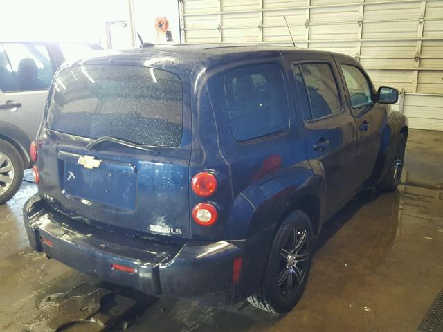 3GNCA13B09S580201 - 2009 CHEVROLET HHR LS BLUE photo 4