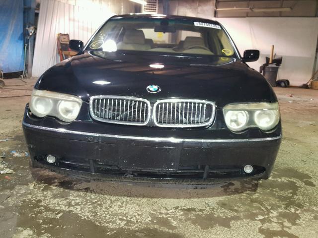 WBAGN63493DR15960 - 2003 BMW 745 LI BLACK photo 9