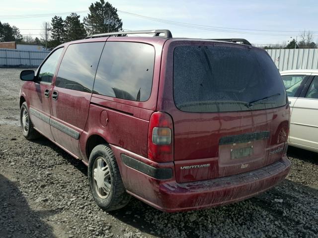 1GNDX03E04D236528 - 2004 CHEVROLET VENTURE BURGUNDY photo 3