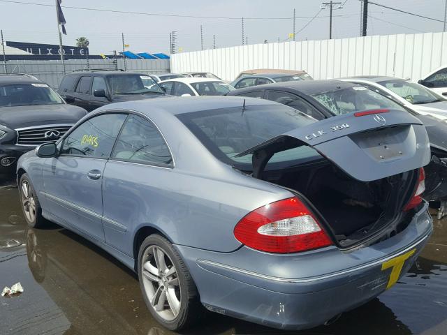 WDBTJ56H56F198213 - 2006 MERCEDES-BENZ CLK 350 GRAY photo 3