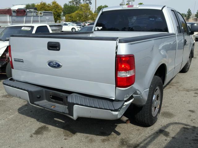 1FTRX12W15NB04467 - 2005 FORD F150 SILVER photo 4