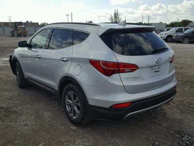 5XYZU3LBXGG371391 - 2016 HYUNDAI SANTA FE S SILVER photo 3