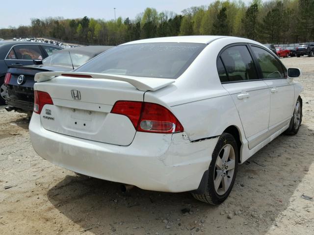 1HGFA16837L114580 - 2007 HONDA CIVIC EX WHITE photo 4