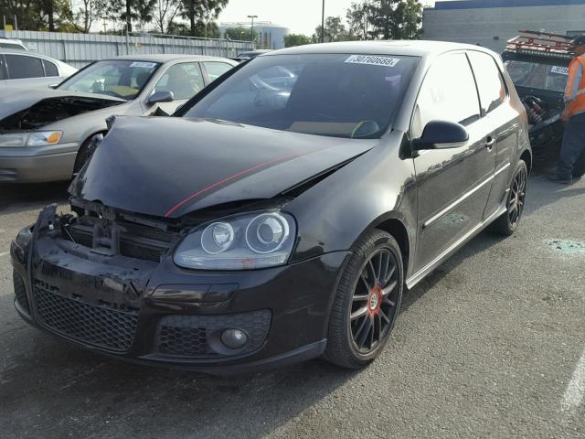 WVWFV71K46W089405 - 2006 VOLKSWAGEN NEW GTI BLACK photo 2