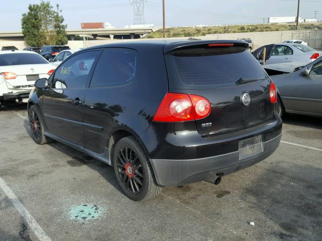 WVWFV71K46W089405 - 2006 VOLKSWAGEN NEW GTI BLACK photo 3