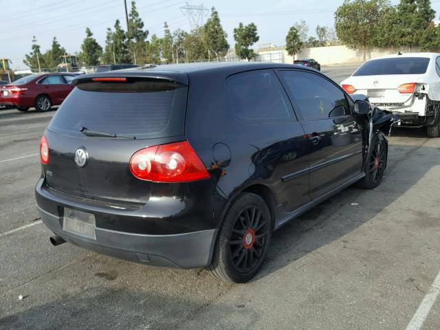 WVWFV71K46W089405 - 2006 VOLKSWAGEN NEW GTI BLACK photo 4