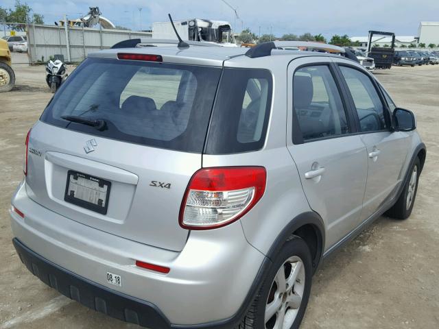 JS2YA415375100663 - 2007 SUZUKI SX4 SILVER photo 4