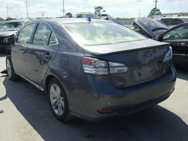 JTHBB1BA3C2051305 - 2012 LEXUS HS 250H GRAY photo 3