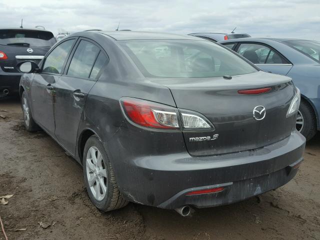 JM1BL1SF9A1166102 - 2010 MAZDA 3 I BLACK photo 3