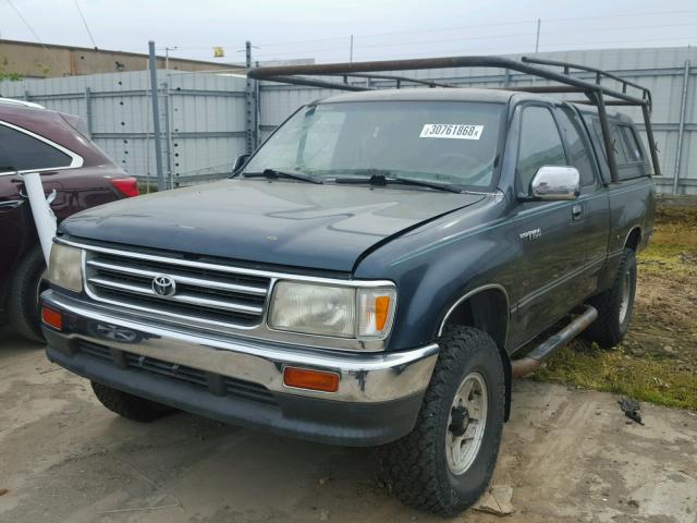 JT4VD22F0S0011820 - 1995 TOYOTA T100 XTRAC GREEN photo 2