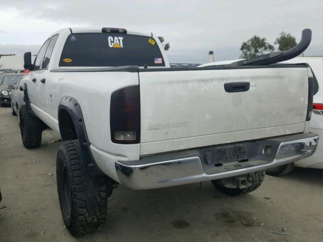 1D7KS28C26J110991 - 2006 DODGE RAM 2500 S 白色 照片 3