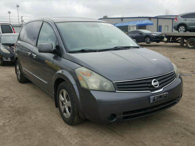 5N1BV28U87N106296 - 2007 NISSAN QUEST S GRAY photo 1