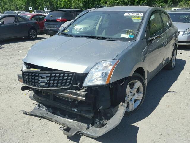 3N1AB61EX8L699067 - 2008 NISSAN SENTRA 2.0 GRAY photo 2