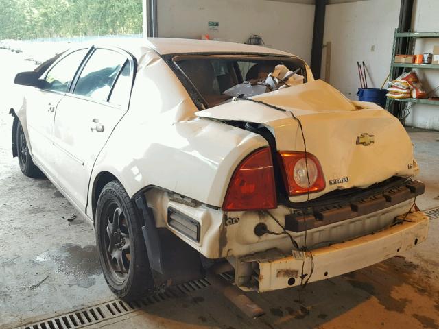 1G1ZG57B58F167656 - 2008 CHEVROLET MALIBU LS Ağ foto 3