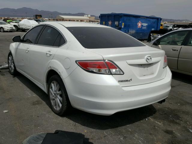 1YVHZ8CH0B5M01086 - 2011 MAZDA 6 I WHITE photo 3