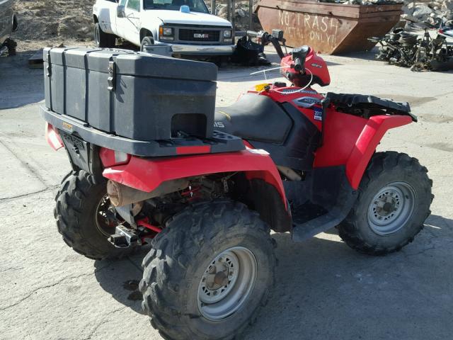 4XAMH50A06B998350 - 2006 POLARIS SPORTSMAN RED photo 4