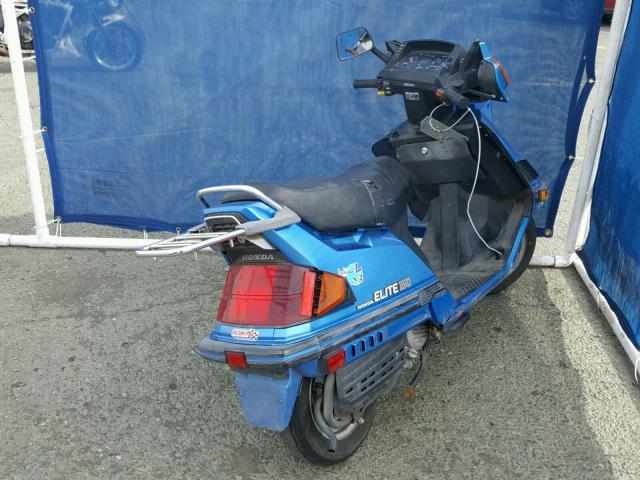 JH2KF0136FK001061 - 1985 HONDA CH150 BLUE photo 4