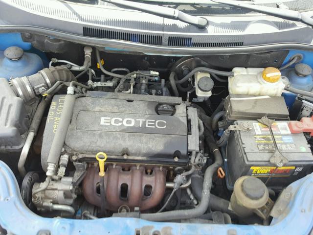 KL1TD5DE9AB047285 - 2010 CHEVROLET AVEO LS BLUE photo 7