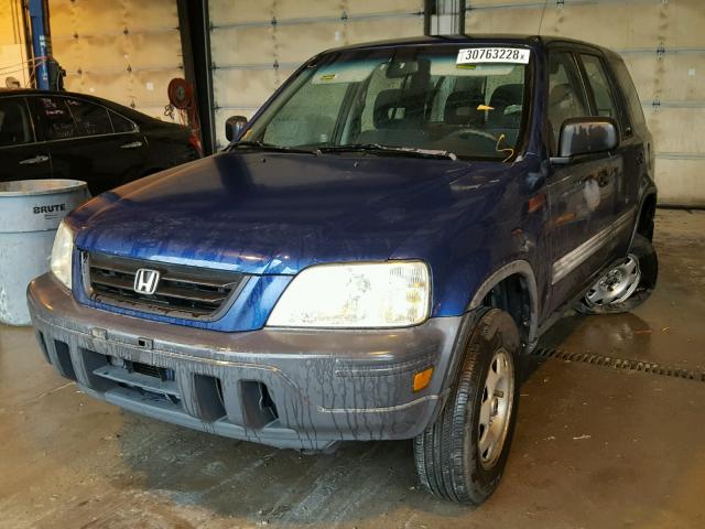 JHLRD284XXC019486 - 1999 HONDA CR-V LX BLUE photo 2