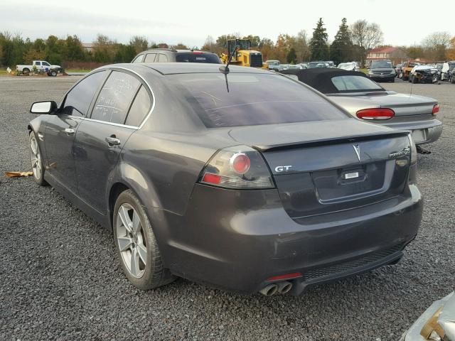 6G2EC57YX9L199566 - 2009 PONTIAC G8 GT GRAY photo 3