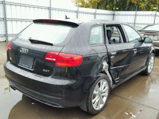 WAUBEAFM3CA064071 - 2012 AUDI A3 PREMIUM BLACK photo 4