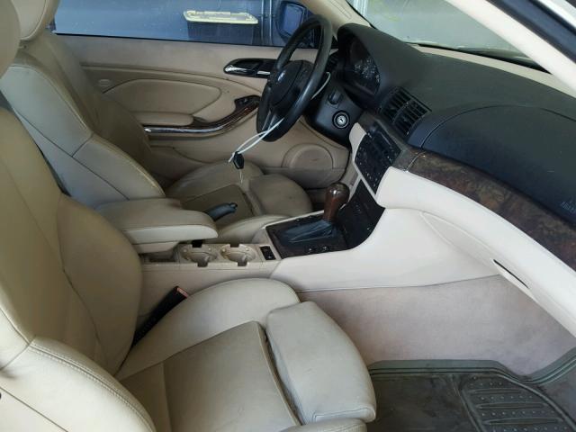 WBABN33413PG60750 - 2003 BMW 325 CI BLACK photo 5