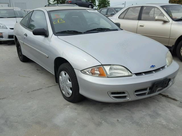 1G1JC124827219728 - 2002 CHEVROLET CAVALIER SILVER photo 1