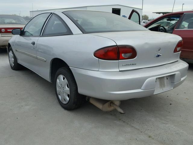 1G1JC124827219728 - 2002 CHEVROLET CAVALIER SILVER photo 3