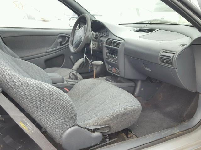 1G1JC124827219728 - 2002 CHEVROLET CAVALIER SILVER photo 5