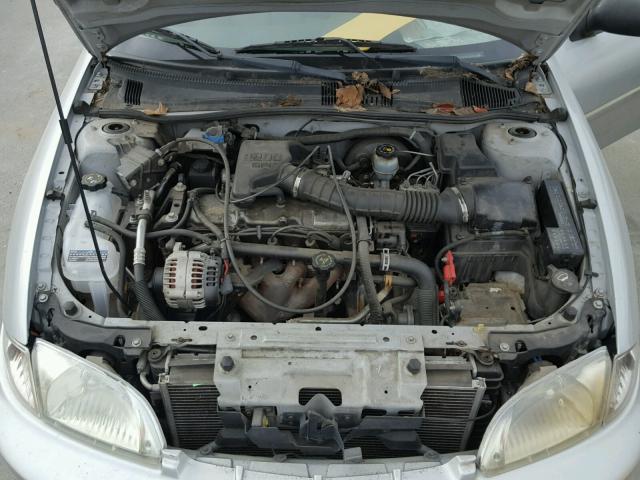 1G1JC124827219728 - 2002 CHEVROLET CAVALIER SILVER photo 7