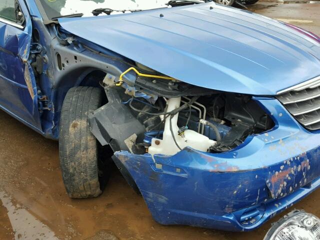 1C3LC46K68N223134 - 2008 CHRYSLER SEBRING LX BLUE photo 9