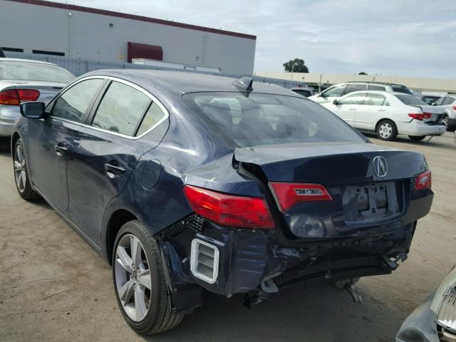 19VDE1F3XFE006651 - 2015 ACURA ILX 20 BLUE photo 3