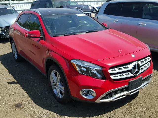 WDCTG4EB6JJ370529 - 2018 MERCEDES-BENZ GLA 250 RED photo 1