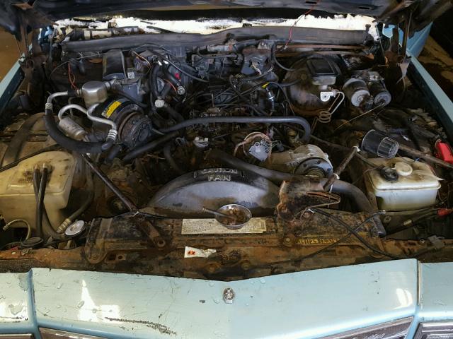 1G6DW51Y3J9724489 - 1988 CADILLAC BROUGHAM BLUE photo 7