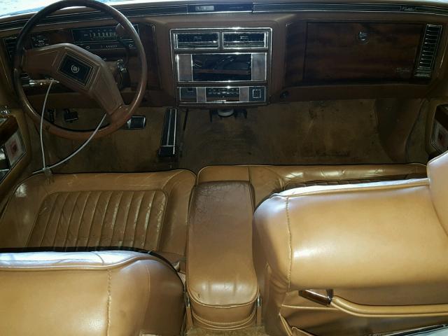 1G6DW51Y3J9724489 - 1988 CADILLAC BROUGHAM BLUE photo 9