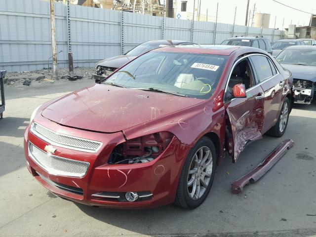 1G1ZK57778F232422 - 2008 CHEVROLET MALIBU LTZ 勃艮第红 照片 2