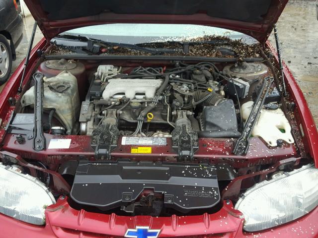 2G1WN52M1S9357519 - 1995 CHEVROLET LUMINA LS RED photo 7