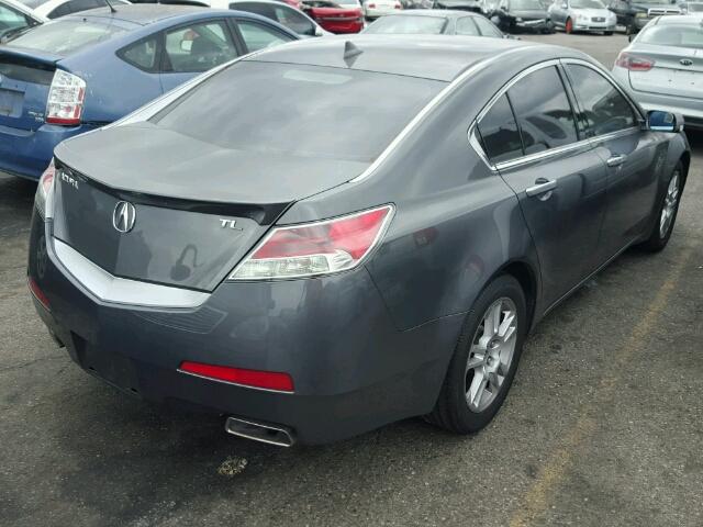 19UUA86539A012782 - 2009 ACURA TL GRAY photo 4