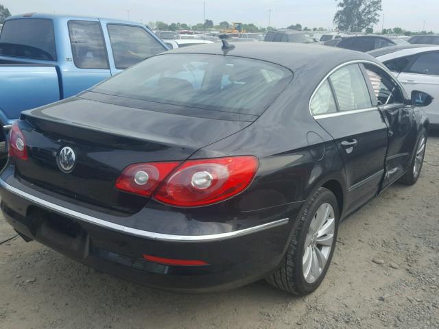 WVWML73C19E540464 - 2009 VOLKSWAGEN CC SPORT BLACK photo 4