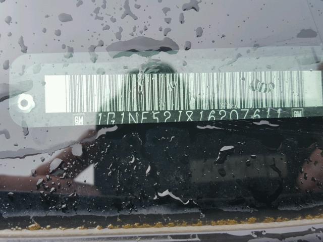 1G1NE52J816207611 - 2001 CHEVROLET MALIBU LS ლურჯი ფოტო 10